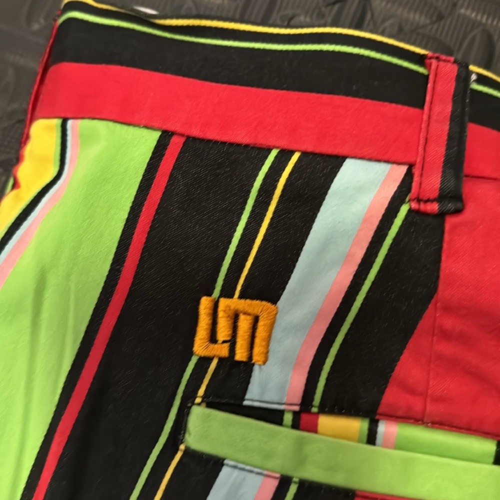 Loudmouth Mens Sport golf multi color shorts Size 42waist, 99% cott - Picture 3 of 5